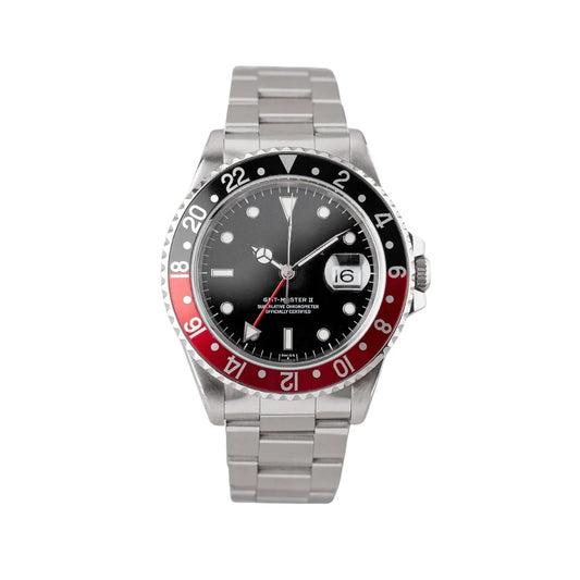 GMT Watch 40mm Steel Black Dial RF3OC46HFUS