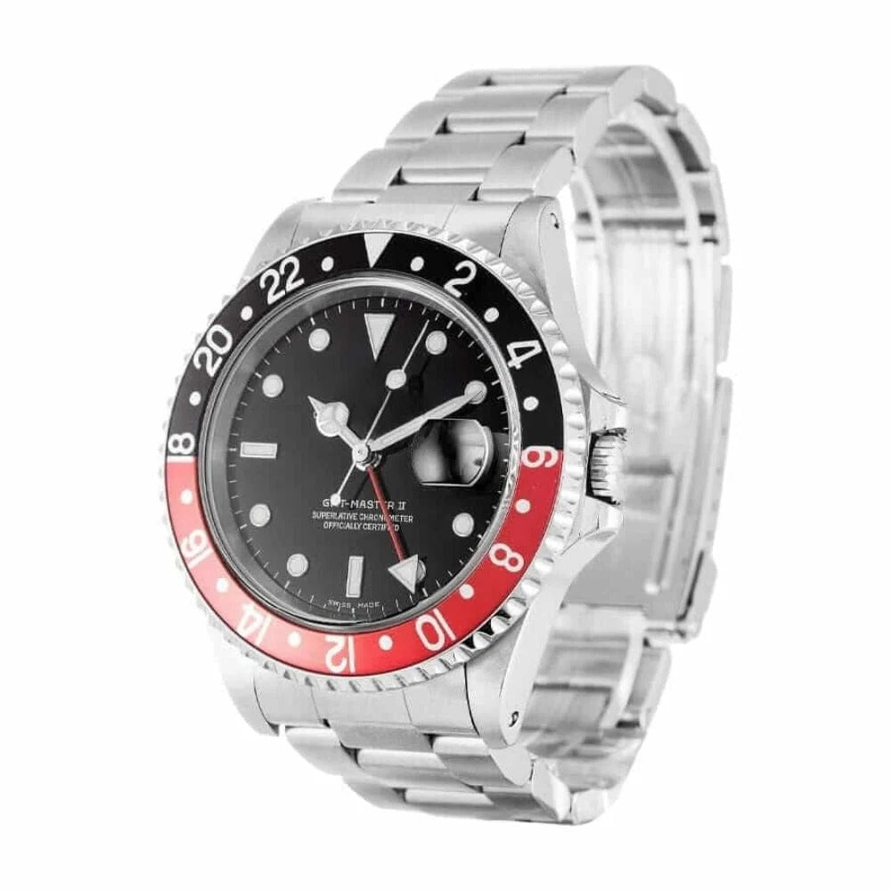 GMT Watch 40mm Steel Black Dial RF3OC46HFUS