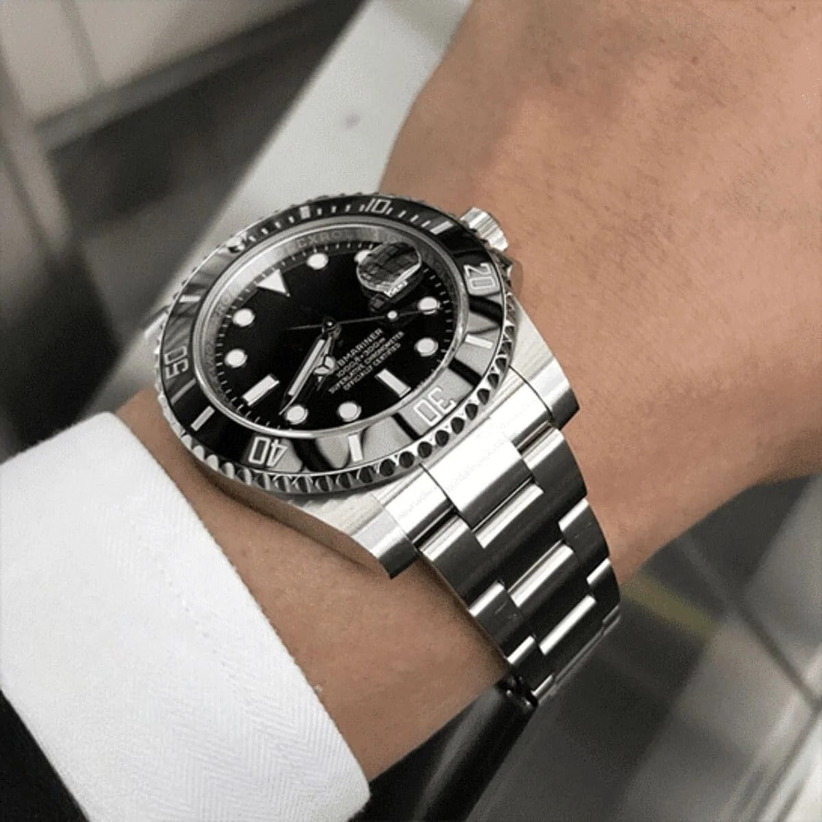 Date "Black Ceramic" Men's Watch RF3OC46YAO4