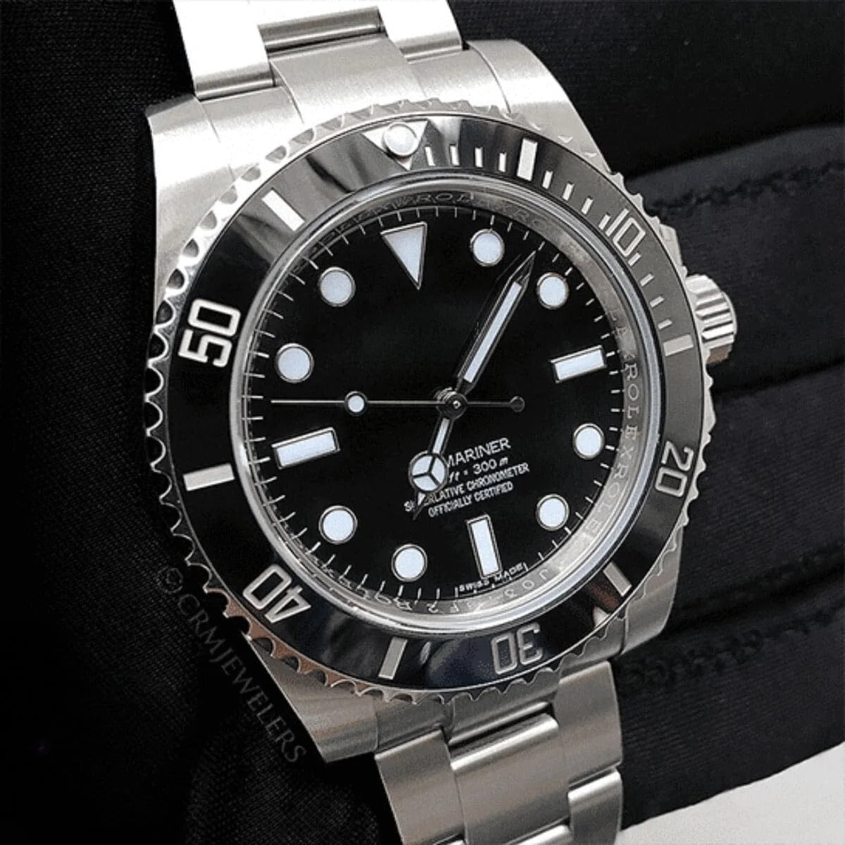 Date "Black Ceramic" Men's Watch RF3OC46YAO4