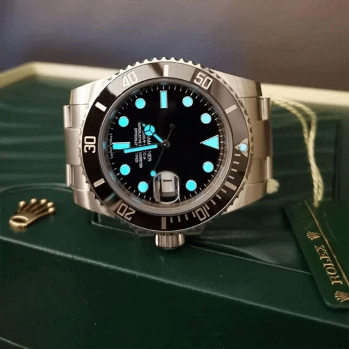 Date "Black Ceramic" Men's Watch RF3OC46YAO4