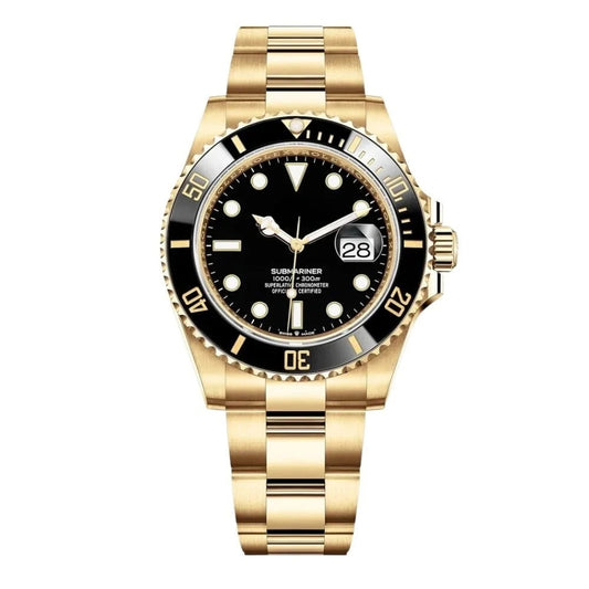 Yellow Gold with Black Dial Watch RF3OC4713T0