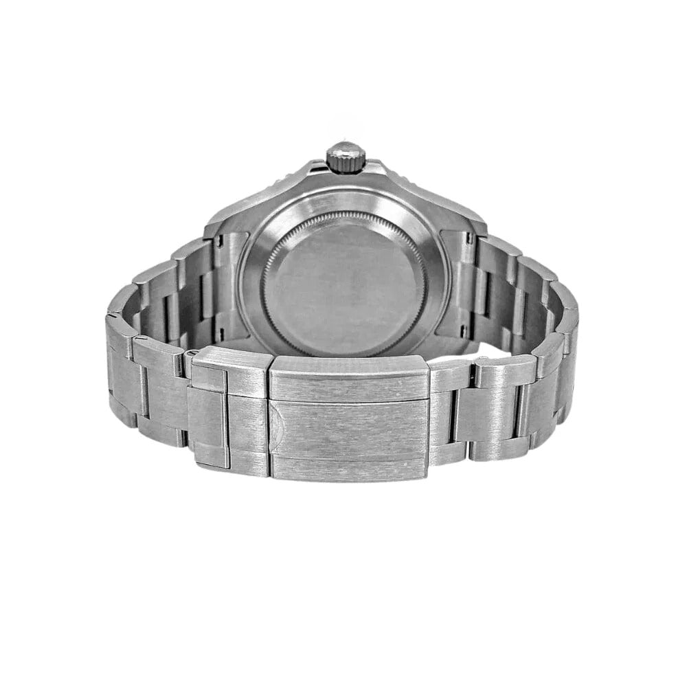 White Gold Watch with Black Dial RF3OC475BIC