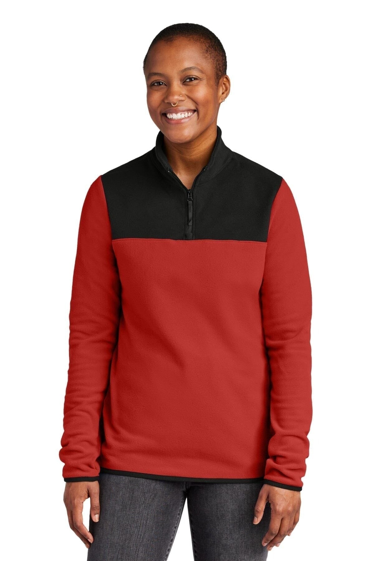 Women's 1/4-Zip Fleece Jacket RF3OC47XEV8