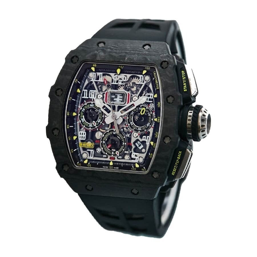 Luxury Watch - Skeleton Dial, Rubber Strap RF3OC48KL8K