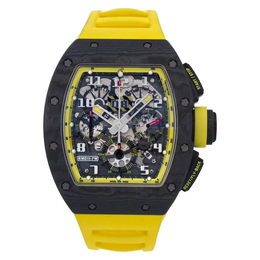 Luxury Watch - Skeleton Dial, Rubber Strap, 48mm RF3OC48NEDG