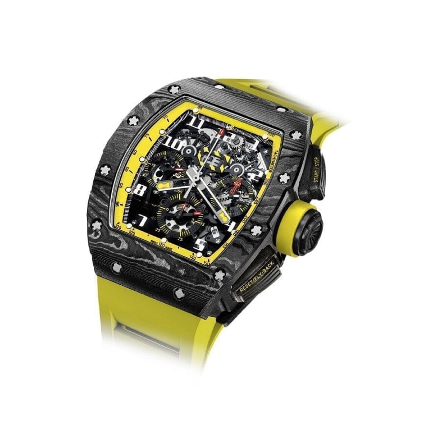Luxury Watch - Skeleton Dial, Rubber Strap, 48mm RF3OC48NEDG