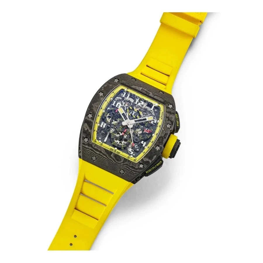 Luxury Watch - Skeleton Dial, Rubber Strap, 48mm RF3OC48NEDG