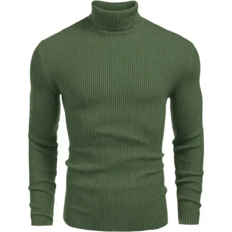 Rollkragen Pullover Classic Knit Sweater RF3OC49XR44