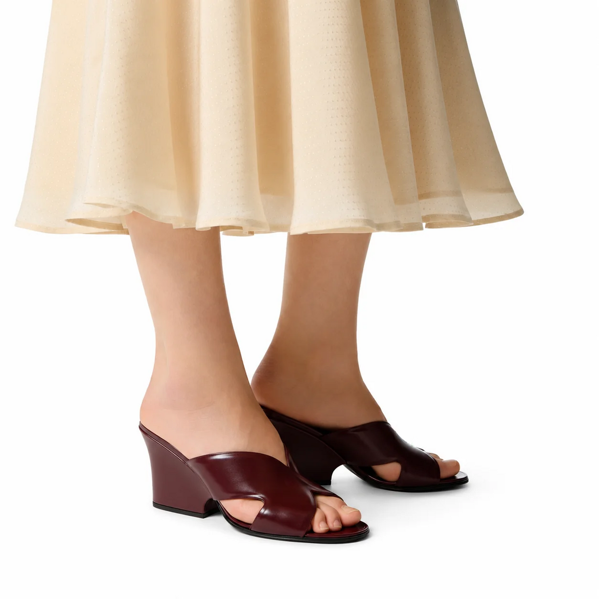 Vera Sandal Women's - Oxblood RF3OC4BPNYC