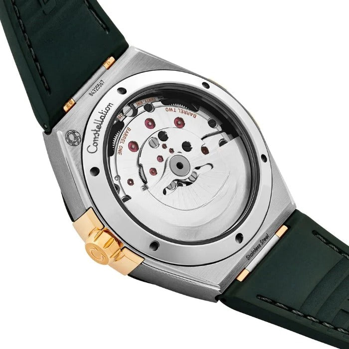 Men's Watch 41mm Green Dial - Leather Strap RF3OC4CO2V8