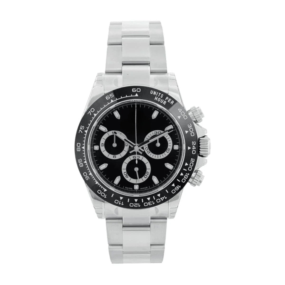 Steel Watch 40mm Black Dial RF3OC4CUEF8