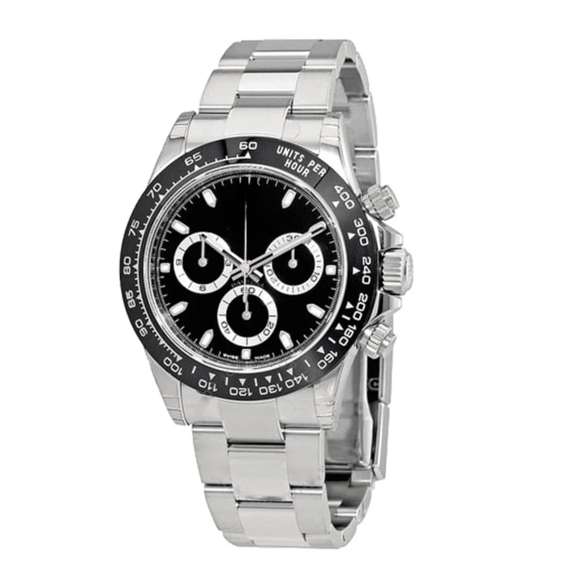 Steel Watch 40mm Black Dial RF3OC4CUEF8
