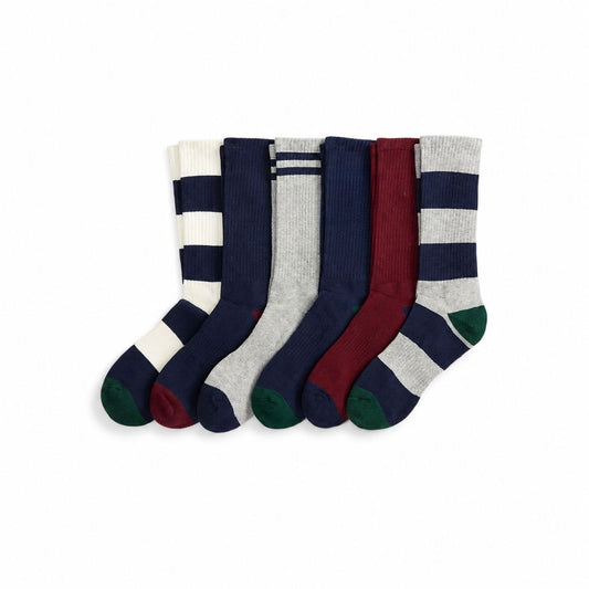 Cotton-Blend Crew Sock 6-Pack RF3OCAEQQV8
