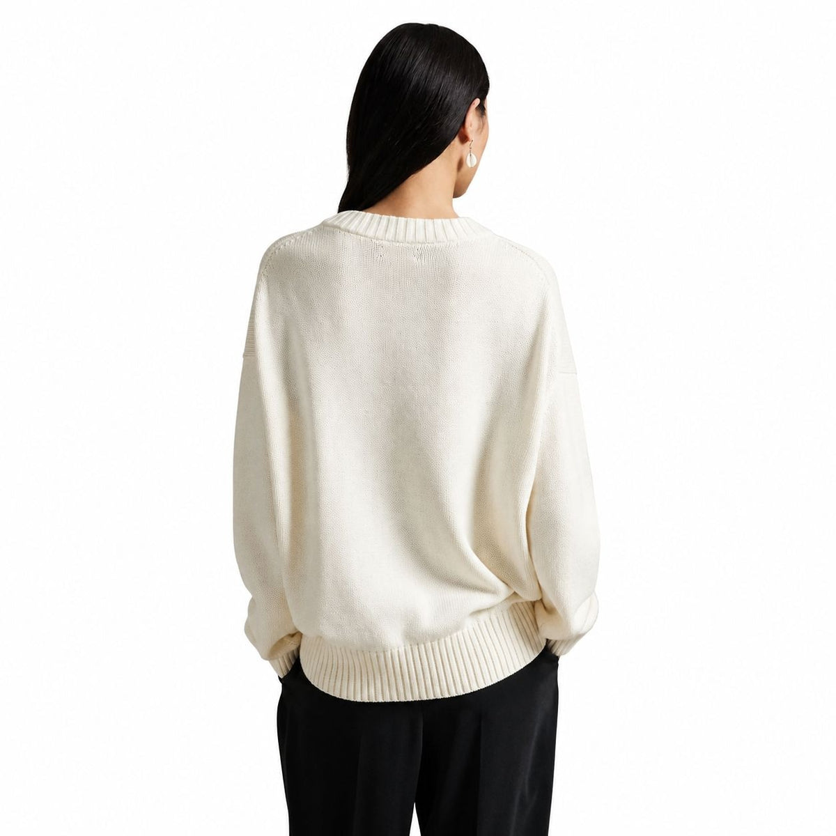 Cotton Crewneck Sweater RF3OC3Y0MMC