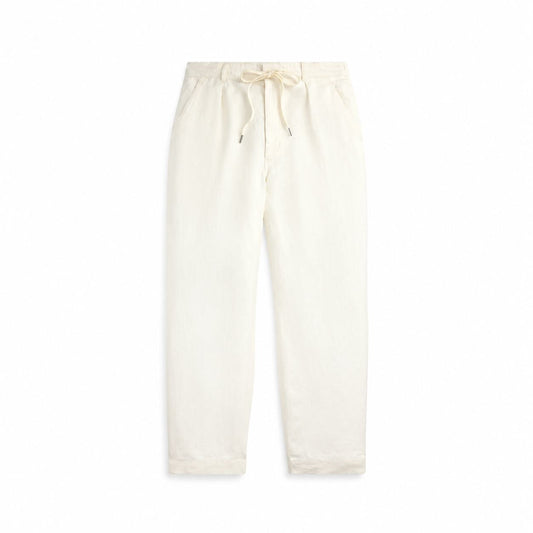 Relaxed Fit Pleated Linen Pants RF3OC3WMRGK