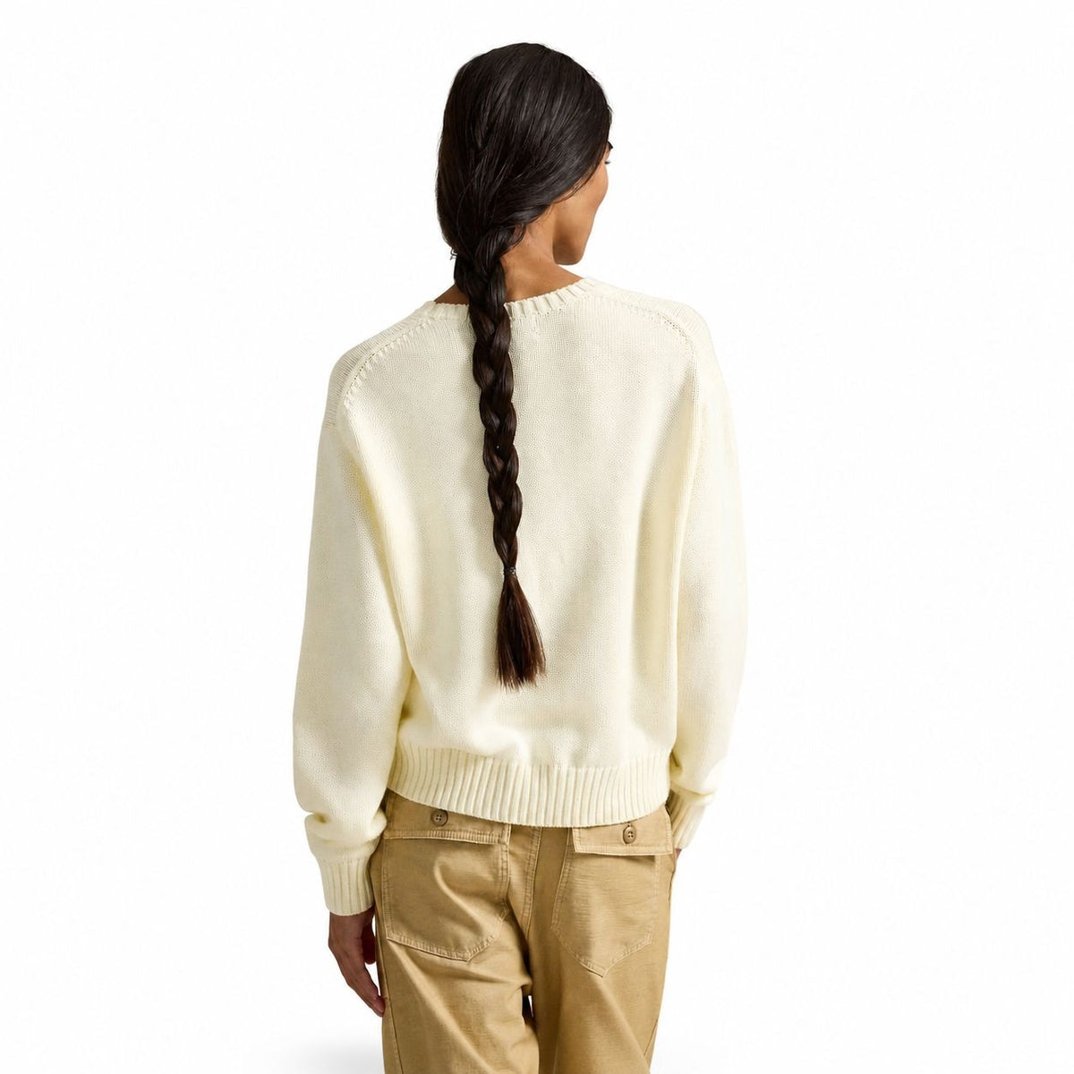 Cotton Crewneck Sweater RF3OC3XZXC4
