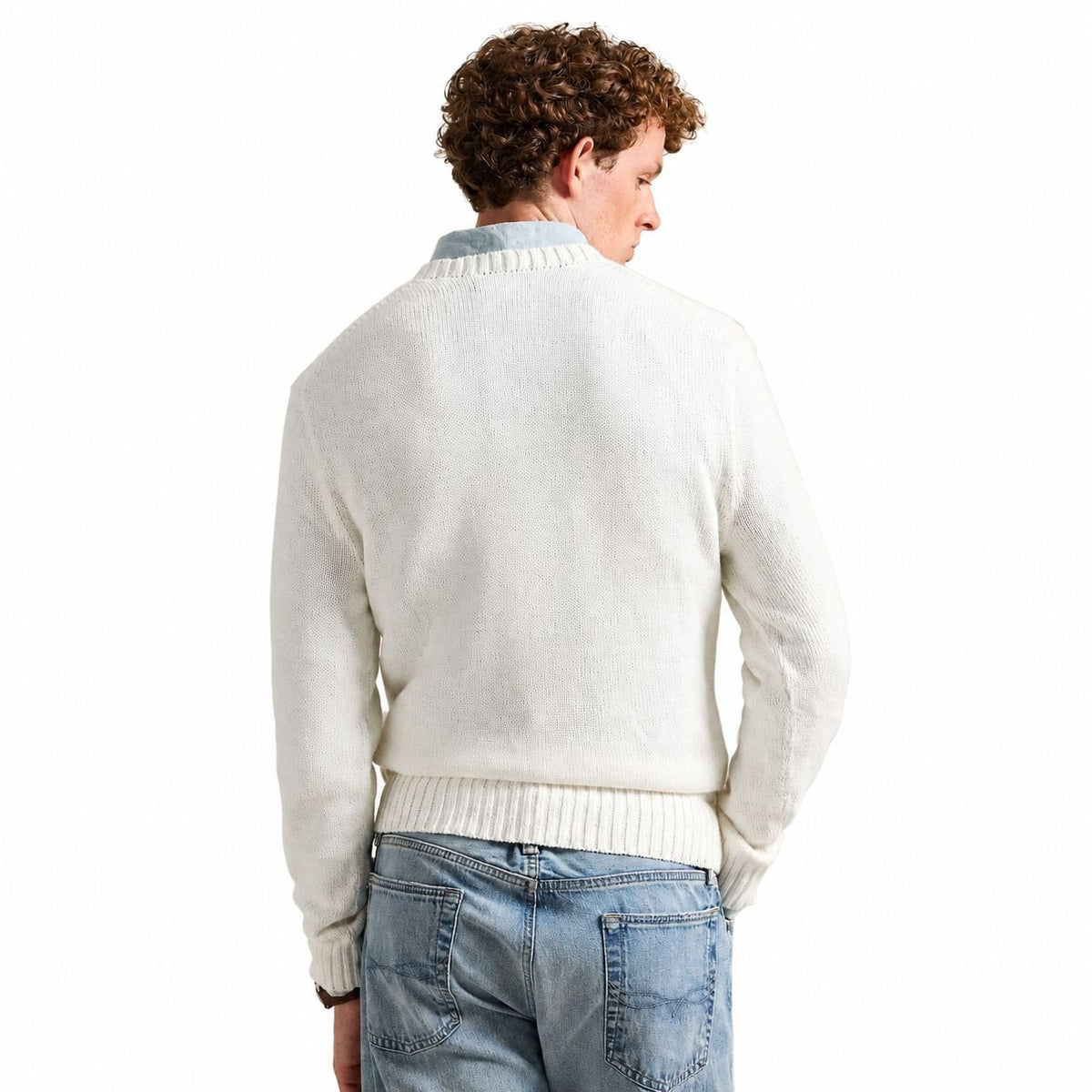 Cotton-Linen Sweater RF3OC3ZI078