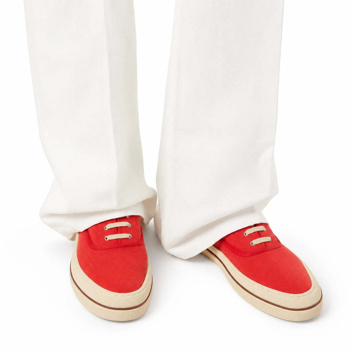 Nantucket Walk Sneaker Women's - Red Tango RF3OC3LUDFO