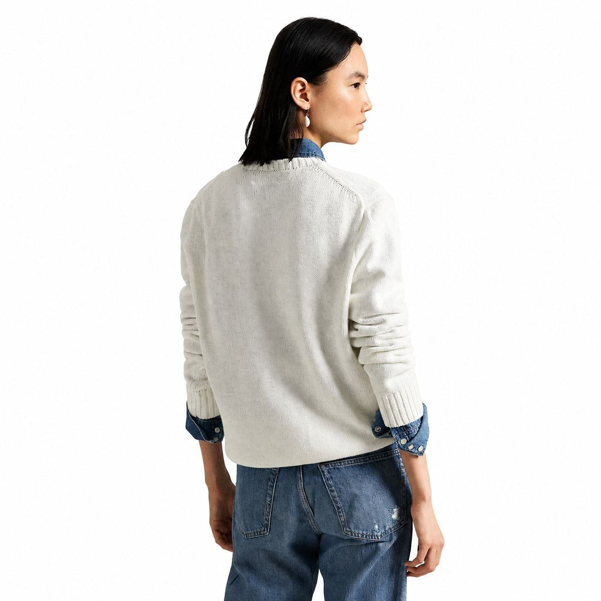 Cotton-Linen Sweater RF3OC3ZI078