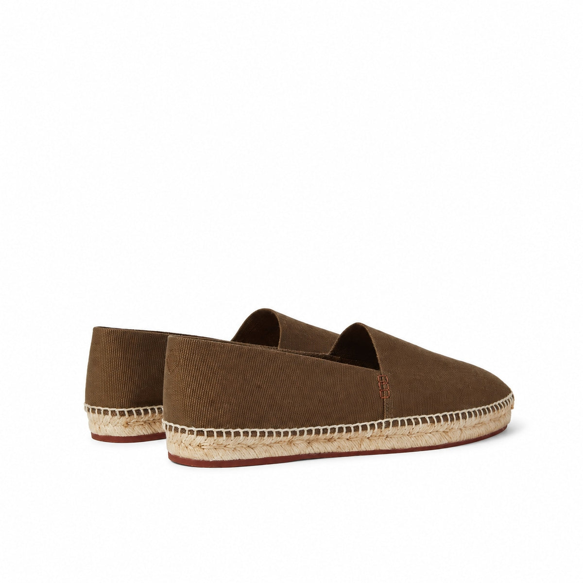 Rope Sole Canvas Espadrille - Khaki RF3OC3GA7IC