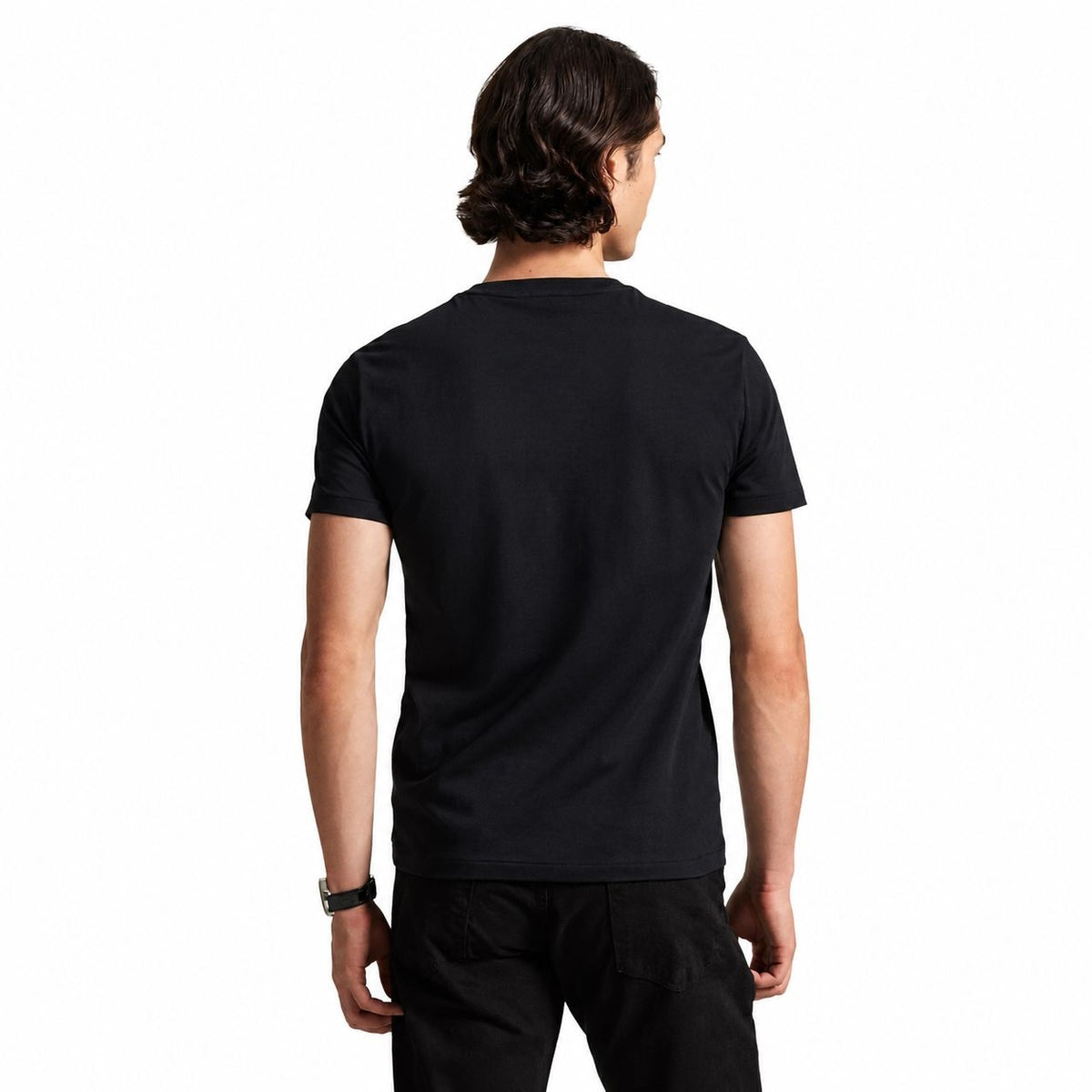 Cotton T-Shirt - Slim Fit Crew Neck RF3OC3Y216S