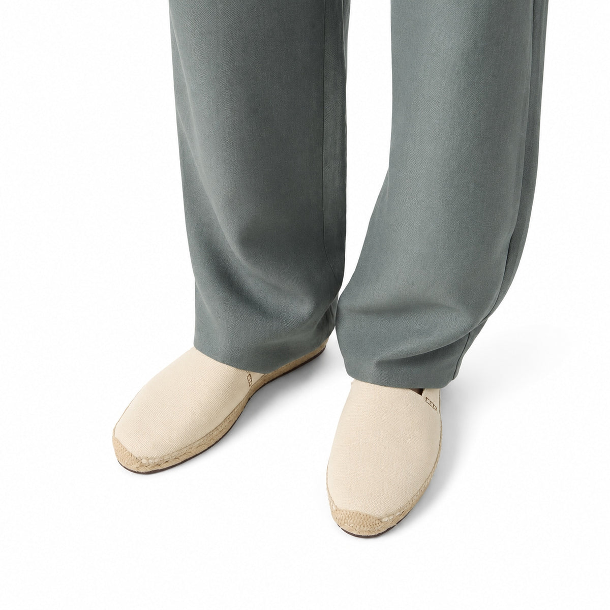 Espadrille with Rope Sole and Leather Footbed - Natural RF3OC3G8SXW