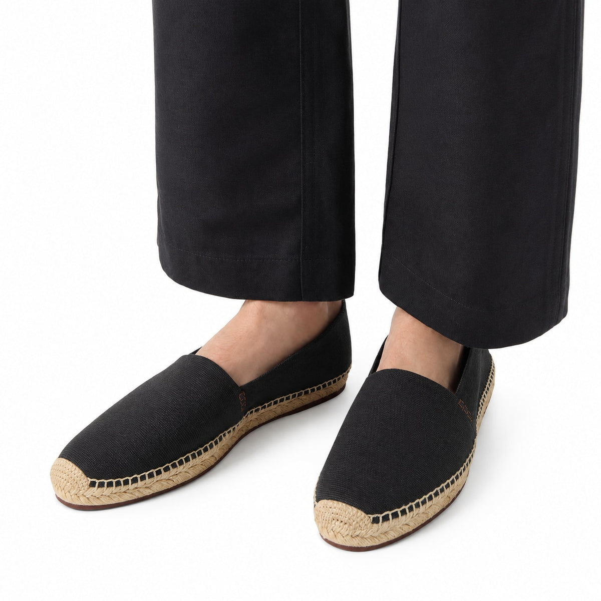 Canvas Rope Sole Espadrilles - Blue Navy RF3OC3G83NO